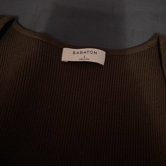 Babaton Emerge Dress in Coffee Bean - Picture 3 of 8